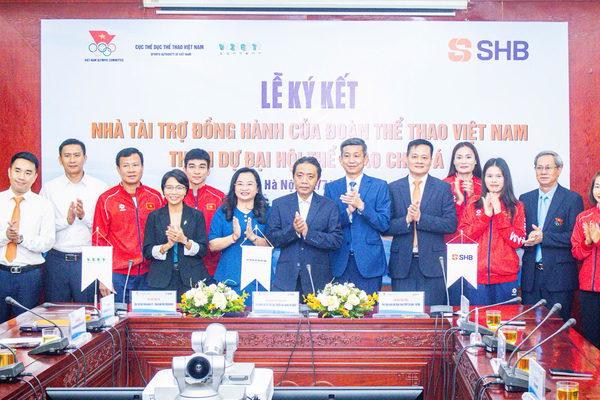 SHB trở thành Nhà tài trợ đồng hành của Đoàn Thể thao Việt Nam tại ASIAD 2026