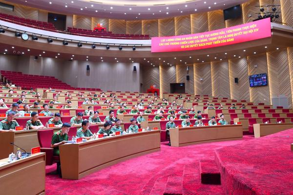 Tăng tốc dự án trọng điểm, đẩy nhanh giải ngân trong Công an nhân dân