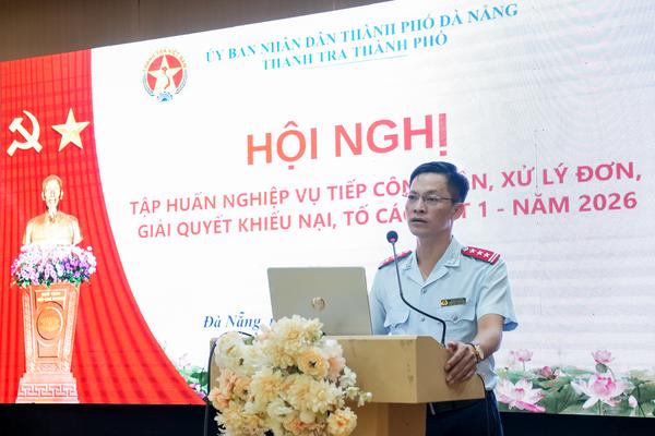 Thanh tra Đà Nẵng tập huấn nghiệp vụ tiếp công dân và ứng dụng công nghệ cho cán bộ cấp xã