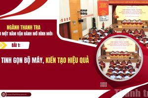 Bài 1: Tinh gọn bộ máy, kiến tạo hiệu quả