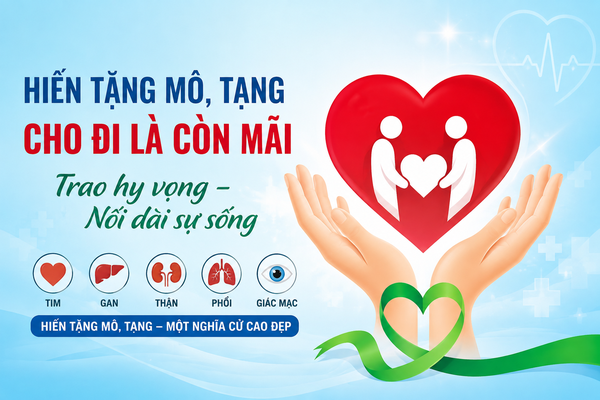 Tháng 7 ghi nhận 8 ca chết não hiến tạng, mức cao nhất từ trước đến nay
