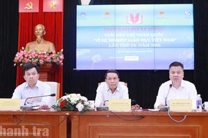 Phát động Giải Báo chí toàn quốc “Vì sự nghiệp giáo dục Việt Nam” năm 2026