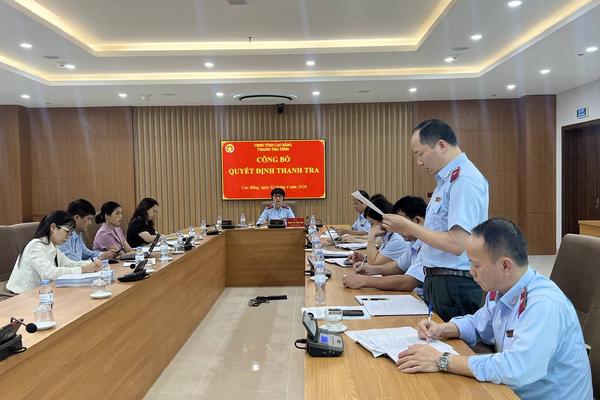 Cao Bằng: Thanh tra yêu cầu chấn chỉnh quản lý tài chính tại Trường THPT Thành phố
