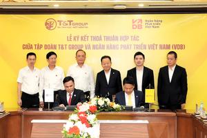 VDB Lâm Đồng và Tập đoàn T&T ký kết thỏa thuận tài trợ vốn tín dụng đầu tư của Nhà nước