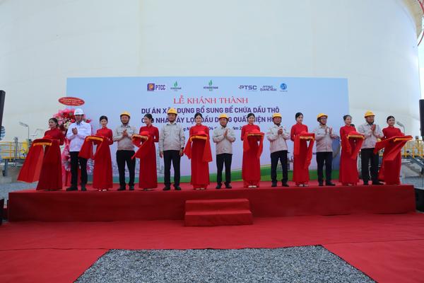 Năng lực tồn chứa dầu thô của NMLD Dung Quất tăng thêm 12,5%
