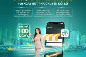 "100 ngày chuyển đổi số" tại Thủ đô: BIDV và những giải pháp trợ lực công nghệ, tài chính