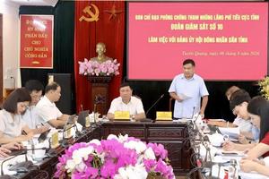Tuyên Quang: Giám sát việc thực hiện quy định về kiểm soát quyền lực trong công tác xây dựng pháp luật