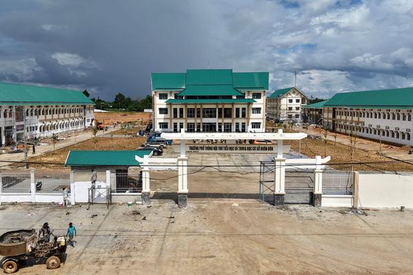 Đắk Lắk: Tăng tốc hoàn thiện 4 trường học vùng biên trước ngày khai giảng