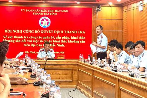 Thanh tra tỉnh Bắc Ninh kiến nghị hoàn thiện chính sách quản lý khoáng sản