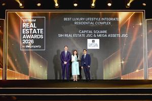 Capital Square được vinh danh: Dự án tổ hợp nhà ở kiến tạo chuẩn mực sống sang tốt nhất Việt Nam 2026