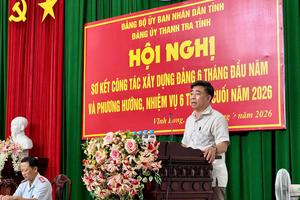 Dấu ấn Thanh tra tỉnh Vĩnh Long sau sáp nhập tổ chức Đảng