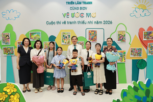 Vẽ ước mơ, 21 họa sỹ nhí được BIDV vinh danh