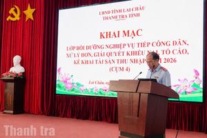 Lai Châu: Bồi dưỡng nghiệp vụ cho cán bộ cấp xã trong mô hình chính quyền 2 cấp