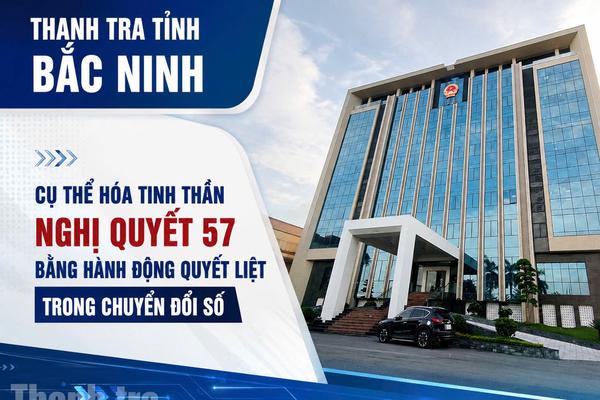 Thanh tra tỉnh Bắc Ninh: Chuyển đổi số dựa trên dữ liệu và trách nhiệm người đứng đầu