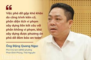 Thái Nguyên: Còn 7 công trình vi phạm cản trở dự án chống ngập úng