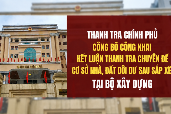 Bộ Xây dựng còn 16 cơ sở nhà, đất dôi dư có khả năng xử lý ngay