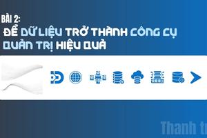 Bài 2: Để dữ liệu trở thành công cụ quản trị hiệu quả