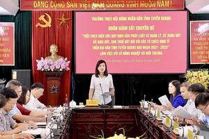 Tuyên Quang: 174 dự án sử dụng gần 1.500ha đất, vẫn còn dự án chậm đưa đất vào sử dụng