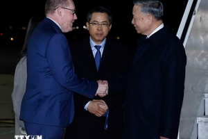 Tổng Bí thư, Chủ tịch nước Tô Lâm đến Thủ đô Canberra, tiếp tục chuyến thăm cấp Nhà nước Australia