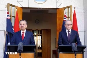 Báo chí Australia đưa tin đậm nét về chuyến thăm của Tổng Bí thư, Chủ tịch nước Tô Lâm