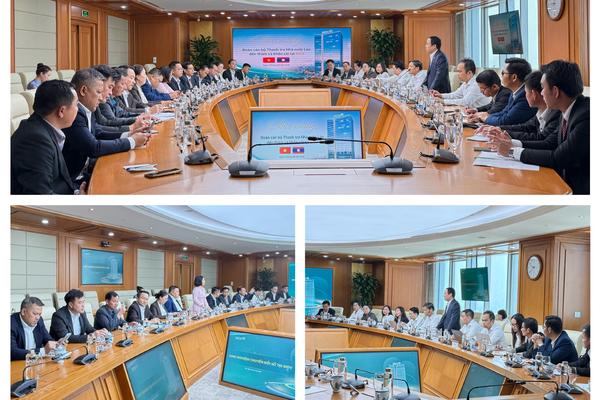 Đoàn cán bộ Thanh tra Nhà nước Lào học tập kinh nghiệm chuyển đổi số tại BIDV