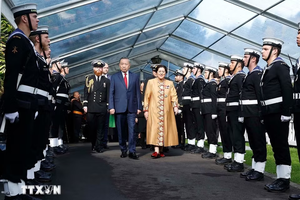 Lễ đón Tổng Bí thư, Chủ tịch nước Tô Lâm thăm cấp Nhà nước tới New Zealand