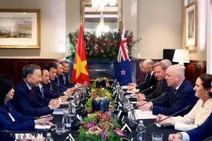 Việt Nam - New Zealand nhất trí thúc đẩy quan hệ Đối tác Chiến lược Toàn diện