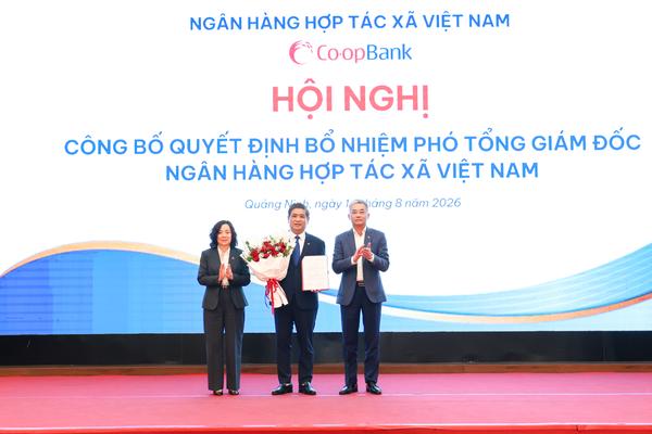 Co-opBank công bố quyết định bổ nhiệm Phó Tổng Giám đốc