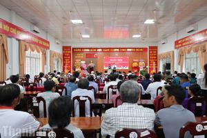 Chánh Thanh tra tỉnh Tây Ninh dự Ngày hội “Toàn dân bảo vệ an ninh Tổ quốc” tại xã Đức Huệ