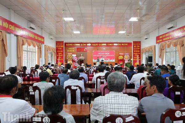 Chánh Thanh tra tỉnh Tây Ninh dự Ngày hội “Toàn dân bảo vệ an ninh Tổ quốc” tại xã Đức Huệ