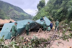 Quân đội chủ động ứng phó với mưa lớn, lũ quét, sạt lở đất