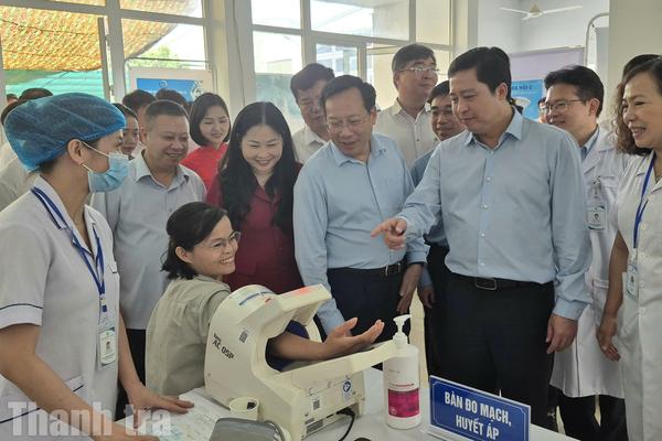 Lào Cai: Ủy ban Kiểm tra Tỉnh ủy giám sát khám sức khỏe miễn phí