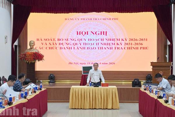 Đảng ủy Thanh tra Chính phủ thực hiện quy trình rà soát, bổ sung quy hoạch