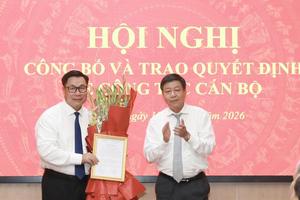 Hà Nội: Công bố quyết định bổ nhiệm Giám đốc Sở Nội vụ