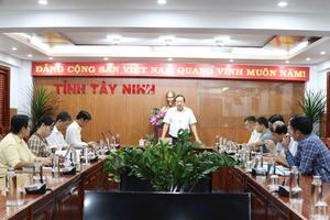 Tây Ninh: Tháo gỡ vướng mắc, thúc đẩy tiến độ các công trình giao thông