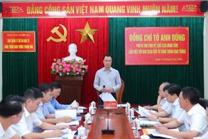 Chủ tịch tỉnh Thanh Hóa yêu cầu Ban Quản lý dự án giao thông tăng tốc giải ngân từ tháng 8