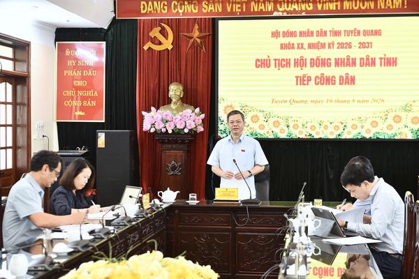 Chủ tịch HĐND tỉnh Tuyên Quang chỉ đạo tháo gỡ vướng mắc cấp sổ đỏ cho hộ bà Phan Thị Hà