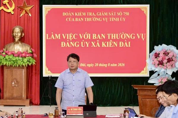 Tuyên Quang: Đảng ủy xã Kiên Đài kiến nghị hỗ trợ nghiệp vụ công tác xây dựng Đảng