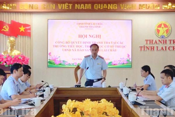 Dữ liệu mở đường cho Thanh tra Lai Châu chủ động ngừa sai phạm