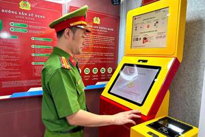Thanh Hoá: Ra mắt, vận hành thí điểm Kiosk “Trạm Cảnh sát thông minh”