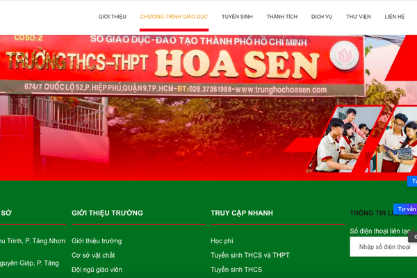 TP HCM: Phát hiện nhiều sai phạm tại Cơ sở 2 Trường THCS và THPT Hoa Sen