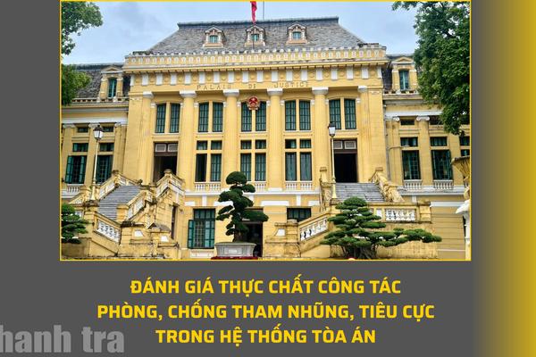 Đánh giá thực chất công tác phòng, chống tham nhũng, tiêu cực trong hệ thống Tòa án