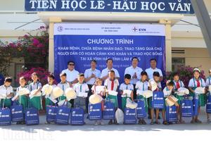Nhiệt điện Vĩnh Tân 4: Tài trợ y tế, xây nhà tình nghĩa cho bà con xã Vĩnh Hảo
