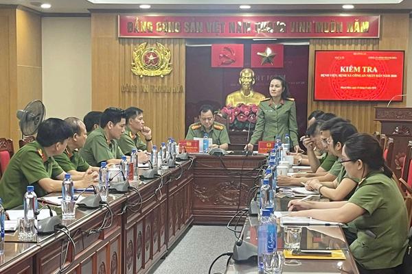 Bộ Công an kiểm tra toàn diện công tác y tế tại Công an tỉnh Thanh Hoá