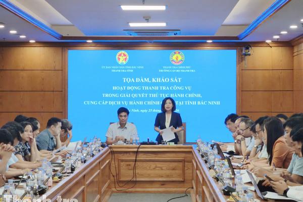 Bắc Ninh: Đổi mới thanh tra công vụ trong giải quyết thủ tục hành chính