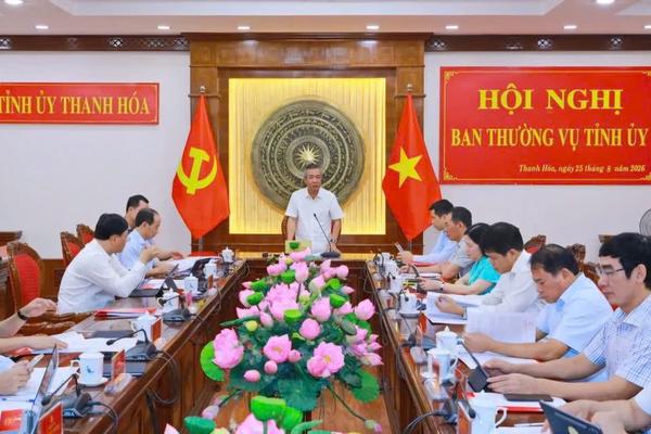 Thanh Hóa: Ban Thường vụ Tỉnh ủy xem xét nhiều nội dung về tổ chức bộ máy