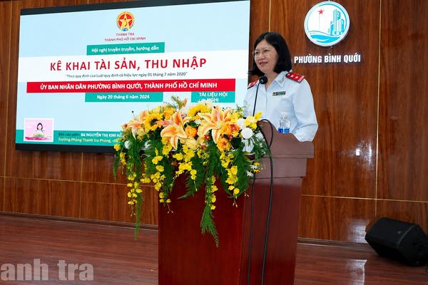 Thanh tra TPHCM tập huấn pháp luật về phòng, chống tham nhũng, tiêu cực tại cơ sở