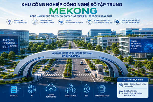 Đồng Tháp: Đột phá hạ tầng để vươn lên nhóm 20 tỉnh dẫn đầu về kinh tế số