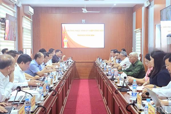 Hà Tĩnh: Nhiều vụ việc phức tạp được tháo gỡ qua phiên tiếp dân của Thường trực Tỉnh ủy