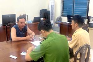 Cảnh sát giao thông TP Huế bắt đối tượng truy nã đang trên đường vào Nam